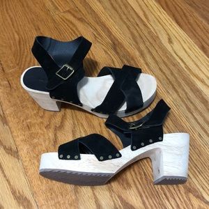 Loft black clogs. Size 6